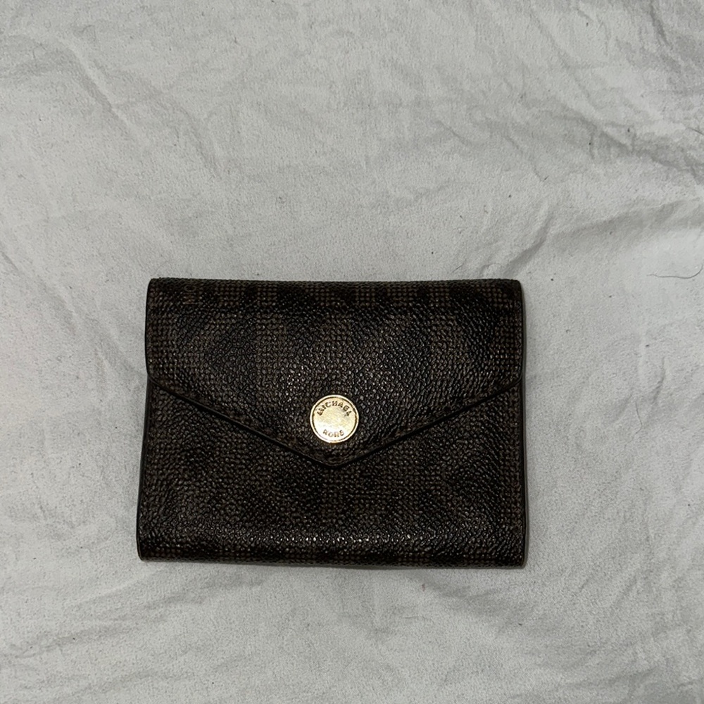 Michael Kora Chic Black Wallet with Gold Accent